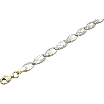 Náramek Zlatý 585/1000 náramek vícebarevný 1661