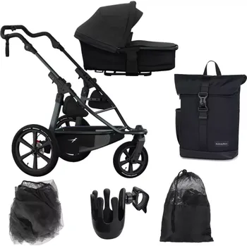 Kočárek TFK proA frame 2v1 včetně příslušenství 2025 anthracite with red highlights