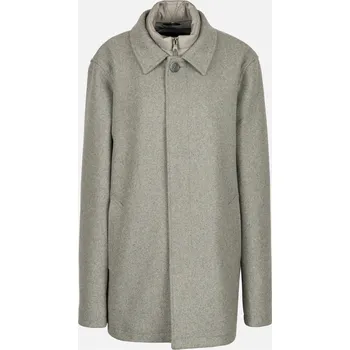 Pánský kabát Šedý pánský kabát Geox Monreale - Pánské GEOX šedá 3427827