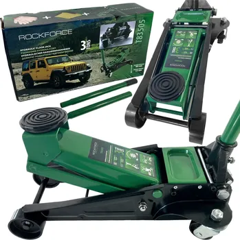 zvedák Rock FORCE Hydraulický nízkoprofilový zvedák 3 t (žába) s gumovou podložkou