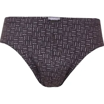 Boxerky Pánské slipy PS3593 grafit velikost 3XL-62/64