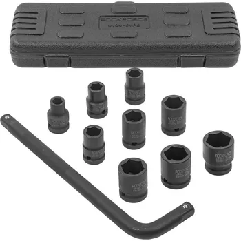 Gola sada Rock FORCE Sada rázových hlavic 1/2", 10–24 mm