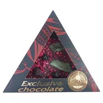 Čokoláda SEVERKA Mléčná čokoláda s ostružinami, malinami a mátou 50g