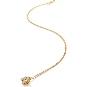 Náhrdelník Pozlacený stříbrný náhrdelník HD x Golden Edit Tender DP1090