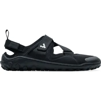Pánská treková obuv Vivobarefoot TRACKER SANDAL MENS OBSIDIAN velikost 42 - Černá