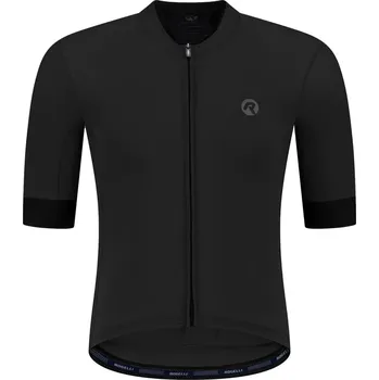 čištění řetězu Cyklodres z prémiových vláken Rogelli SIGNATURE s krátkým rukávem, černý XL