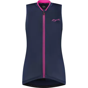 balanční kolečko Dámský vzdušný cyklodres ESSENTIAL bez rukávů, modro-růžový M