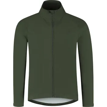 Běžecké oblečení Pánská běžecká větrovka Rogelli ESSENTIAL, khaki 2XL