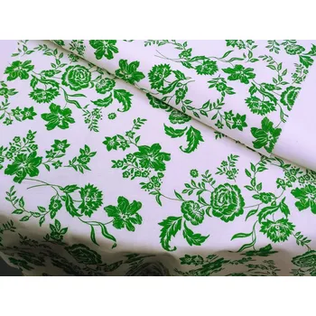 HANA 120 Chlupkal (213012-1-1 Růže zelená)-141cm / VELKOOBCHOD Ceník: VELKOOBCHOD: po celých rolích, bez odvíjení