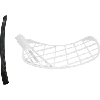 Florbalová čepel ZONE Harder hard PE white L - Levá ruka dole/Bílá/tvrdá - hard (PE-H)