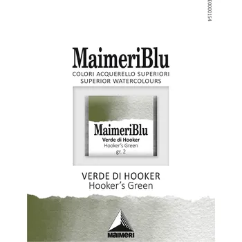 Vodová barva Maimeri Blu Akvarelová barva Hooker'S Green 325 1,5 ml 1 ks