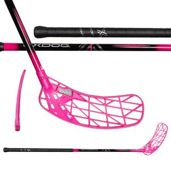 Florbalová hůl OXDOG Hyperlight 2.0 HST 29 PK 101 Round Optilight MBC R - 101 (112) cm/Pravá ruka dole