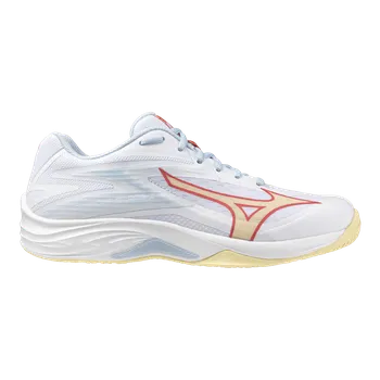 Dámská sálová obuv MIZUNO THUNDER BLADE Z(W) / White/Calypso Coral/Pale Banan 6 UK - 6 UK - 39 EUR - 25 cm