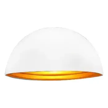 Retro lustr Modena 50 bílé/zlaté