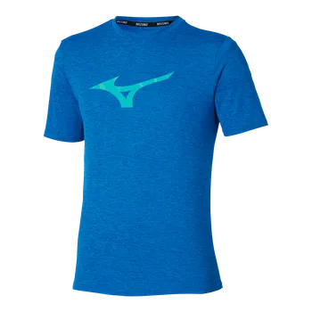 Běžecké oblečení MIZUNO Core Runbird SS Tee Men / Princess Blue / XL - XL