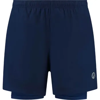 Moto kalhoty Volné běžecké šortky 2v1 Rogelli ESSENTIAL, modré 2XL