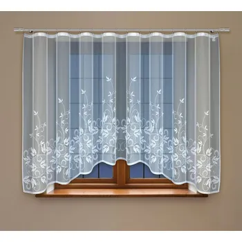 Záclona Kusová záclona Dalia bílá 150x450