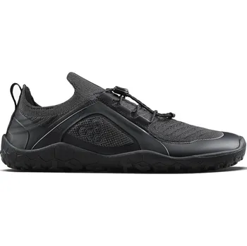 Pánská treková obuv Vivobarefoot PRIMUS TRAIL KNIT FG MENS OBSIDIAN/OBSIDIAN velikost 47 - Černá
