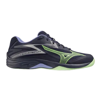 Pánská sálová obuv MIZUNO Thunder Blade Z Eveblue/Techgreen/Iolite 10,5 UK - 10,5 UK - 45 EUR - 29,5 cm