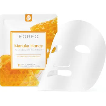 Foreo Oživující plátýnková maska pro zralou pleť Manuka Honey (Revitalizing Sheet Mask) 3 x 20 g + 2 měsíce na vrácení zboží