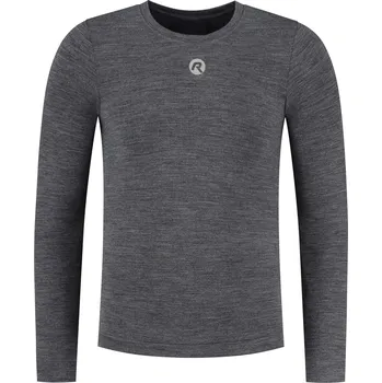 Sportovní batoh Funkční hřejivý nátělník Rogelli MERINO s dlouhým rukávem, šedý 2XL-3XL