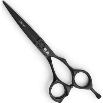 Kadeřnické nůžky Shōrai Katana Scissors - prémiové profesionální nůžky 1493 - Matt Black - 5.5"