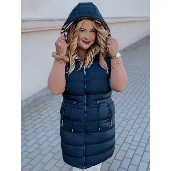 Dámská vesta Dámská vesta KERIS fialová Dstreet TY2924 Barva: Modrá, Velikost: 6XL