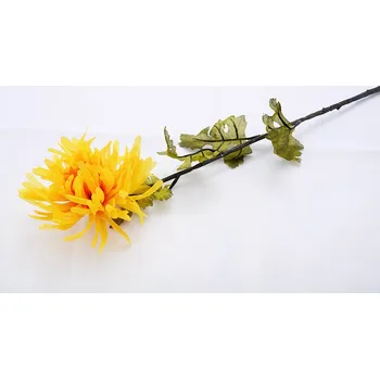 umělá květina HW LOGISTIC Umělé kvítí CHRYZANTÉMA tmavě žlutá