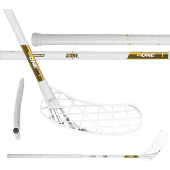 Florbalová hůl ZONE Stick Air/One Superlight 29 Thin white/gold 96 cm L - 96 (107) cm/Levá ruka dole