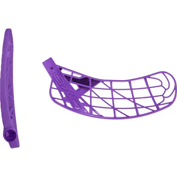 Florbalová čepel OXDOG Avox Carbon MBC ultra violet L - Levá ruka dole/Fialová/středně tvrdá - MB (PP)