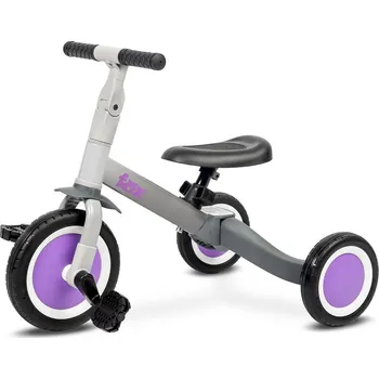 Odrážedlo Toyz Multifunkční dětské odrážedlo, kolo 4v1 Fox - šedé