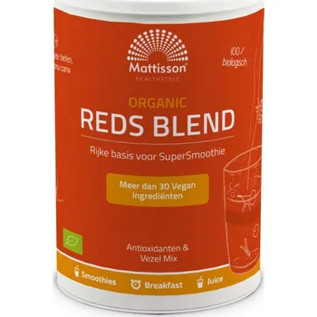 Doplněk stravy Mattisson BIO Reds Blend prášek - 400 g - DMS 12/25