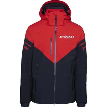 Pánská lyžařská bunda Stöckli SKIJACKET WRT - červená/tmavě modrá XXL