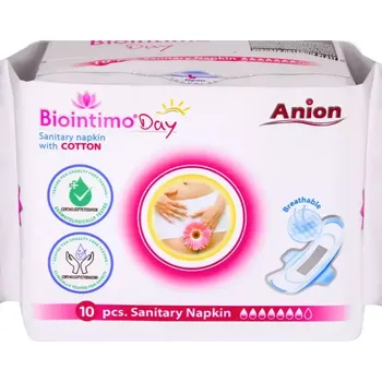 Menstruační vložka Anion BioIntimo dámské hygienické denní vložky 10ks s aniontovým páskem