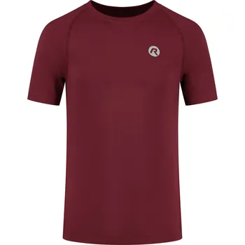 Moto rukavice Funkční bezešvé triko Rogelli ESSENTIAL, vínové M