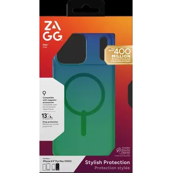 Pouzdro na mobilní telefon ZAGG Ochranný kryt Milan Snap Apple 17 Pro Max Raven Feather