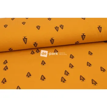 Úplet - oboulícní - KOLEKCE LES - hořčicová - 128