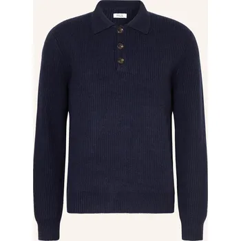 Pánský svetr Paul Pánská Úpletová Polokošile, tmavě modrá, XXL