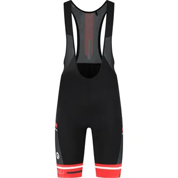 Cyklistické návleky Cyklo kraťasy Rogelli GARA MOSTRO 2 s gelovou cyklovýstelkou, černo-červené L