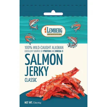 Lemberg Jerky z divokého lososa Nerka, 42g