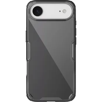 Pouzdro na mobilní telefon Nillkin Nature TPU PRO iPhone Air – čirý kryt Black (Nillkin Nature TPU PRO kryt pro Apple iPhone Air – transparentní černý obal s PC zády a TPU boky)