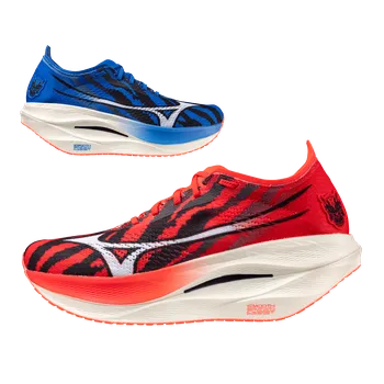 Dámská běžecká obuv MIZUNO WAVE REBELLION PRO 3 MIZIgnitionRed/Whte/Basballblu 10,5 UK - 10,5 UK - 45 EUR - 29,5 cm