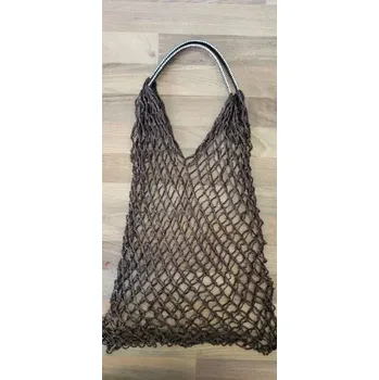 Síťovka - RUČNÍ VÝROBA - hnědá+bílá (síťovka hnědá+bílá)