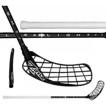 Florbalová hůl ZONE Stick Hyper Air Ultralight 29 Oval All Black 100 cm R - 100 (111) cm/Pravá ruka dole