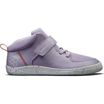 Dětská treková obuv Vivobarefoot PRIMUS LUDO HI JUNIORS LILAC velikost 36 - Růžová