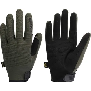 Dlouhé MTB rukavice Rogelli ADVNTR s gelově tlumenou dlaní, khaki XL