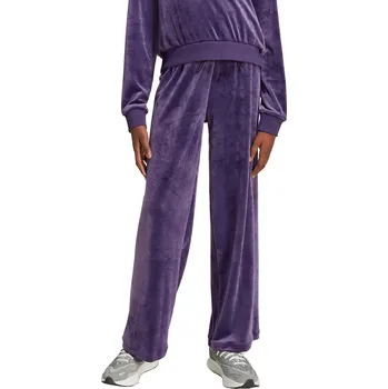 Chlapecké kalhoty Dětské velurové tepláky adidas fialová barva, JW2440 45X, vel. 170