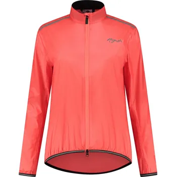 batoh na kolo Dámská cyklopláštěnka Rogelli ESSENTIAL s podlepenými švy a reflexními prvky, korálová XS