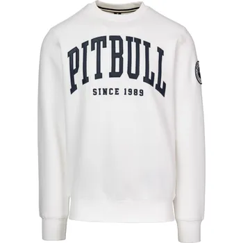 Pánská mikina PitBull West Coast - pánská mikina NORTON smetanová XL