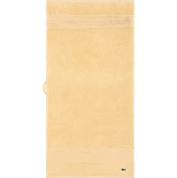 Ručník Středně velký bavlněný ručník Lacoste L LECROCO Sesame 50 x 100 cm žlutá barva 1059311 10X